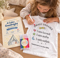 Sweet Dreams Color Your Own Affirmation Kids Tee