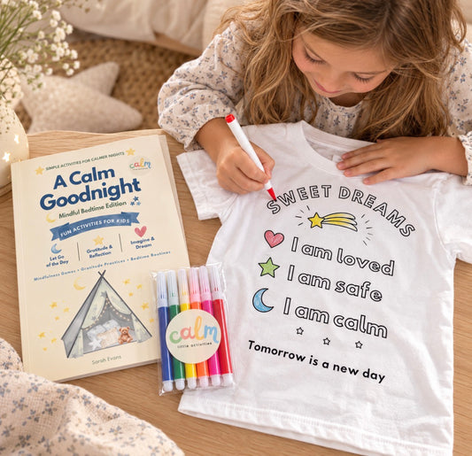 Sweet Dreams Color Your Own Affirmation Kids Tee