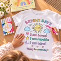 Color Your Own Kids Affirmation Tee