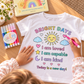 Color Your Own Kids Affirmation Tee